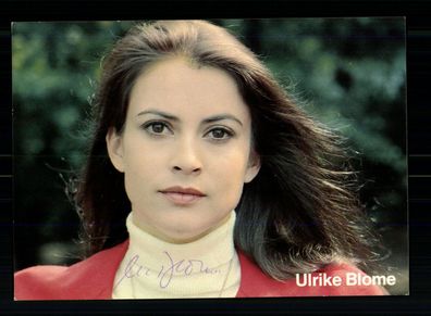 Ulrike Blome Autogrammkarte Original Signiert + F 8690