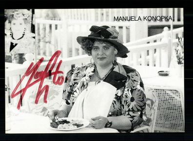 Manuela Konopka Autogrammkarte Original Signiert + F 8699