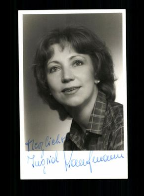Ingrid Kaufmann Autogrammkarte Original Signiert + F 8792