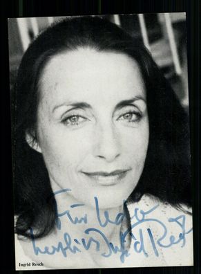Ingrid Resch Autogrammkarte Original Signiert + F 9176