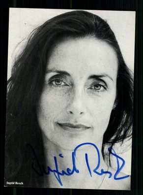 Ingrid Resch Autogrammkarte Original Signiert + F 9177