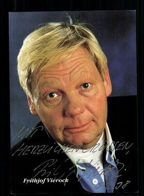 Frithjof Vierock Autogrammkarte Original Signiert + F 9344