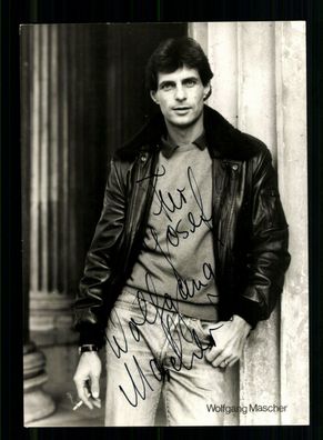 Wolfgang Mascher Rüdel Autogrammkarte Original Signiert + F 9446