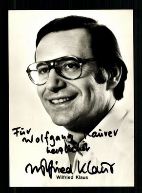 Wilfried Klaus Rüdel Autogrammkarte Original Signiert + F 9476