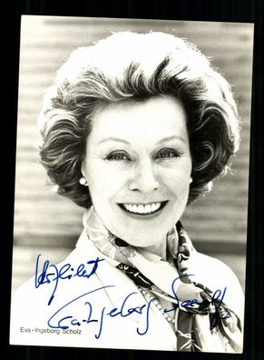Eva Ingeborg Scholz Rüdel Autogrammkarte Original Signiert + F 9627
