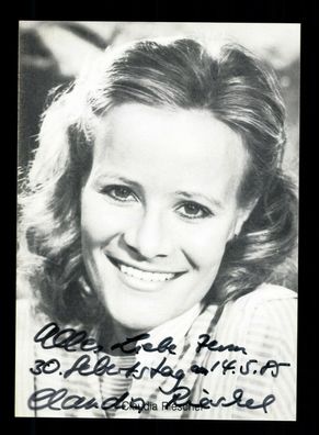 Claudia Rieschel Autogrammkarte Original Signiert + F 9767