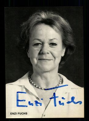 Enzi Fuchs Autogrammkarte Original Signiert + F 9859