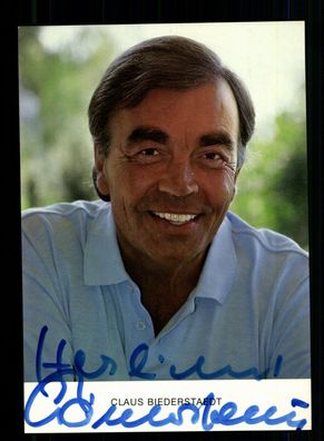 Claus Biederstaedt Rüdel Autogrammkarte Original Signiert + F 9923