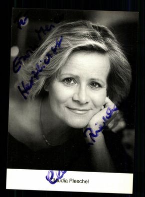 Claudia Rieschel Autogrammkarte Original Signiert + F 9929