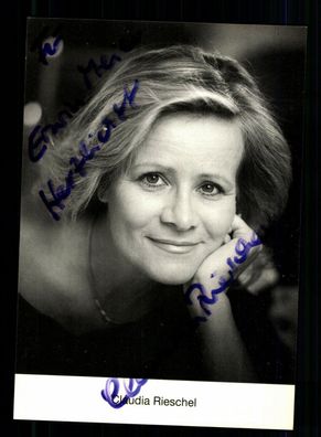 Claudia Rieschel Autogrammkarte Original Signiert + F 9929