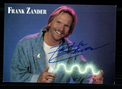 Frank Zander Autogrammkarte Original Signiert + F 10752