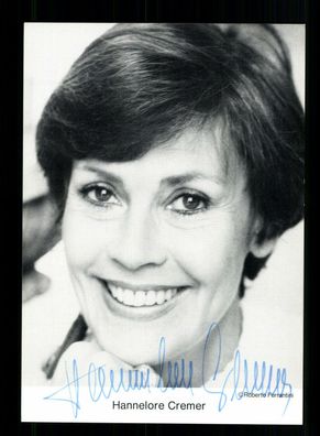 Hannelore Cremer Autogrammkarte Original Signiert + F 7834