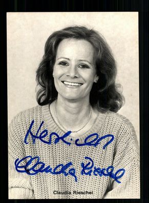 Claudia Rieschel Rüdel Autogrammkarte Original Signiert + F 8069
