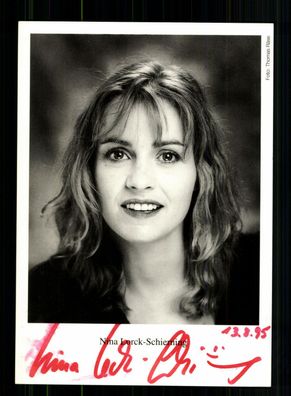 Nina Lorck Schierning Autogrammkarte Original Signiert + F 8185