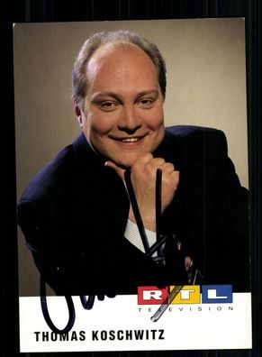 Thomas Koschwitz RTL Autogrammkarte Original Signiert + F 8287