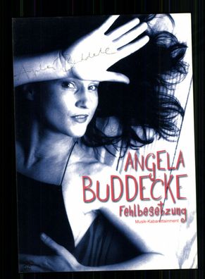 Angela Buddecke Fehlbesetzung Autogrammkarte Original Signiert + F 8300