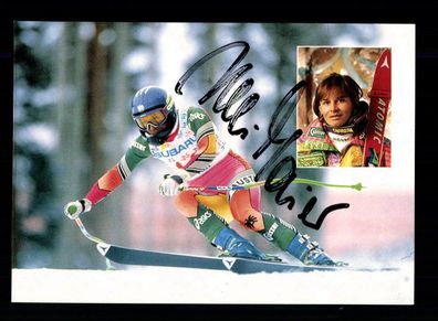 A 200949 Marina Kiehl Autogrammkarte Original Signiert Skialpin 