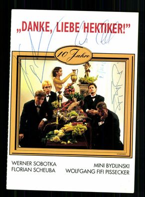 Sobotka, Bydlinski, Scheuba und Pissecker Autogrammkarte Original Signiert + F 8314