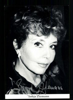 Sonja Ziemann Autogrammkarte Original Signiert + F 8414