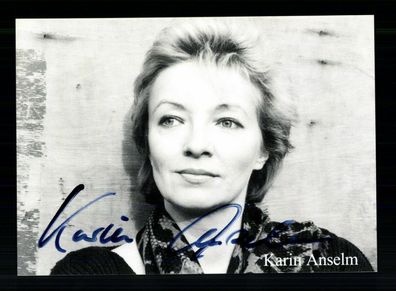 Karin Anselm Autogrammkarte Original Signiert + F 8575