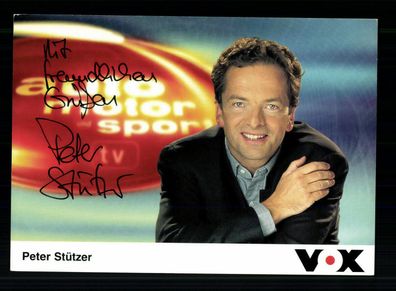 Peter Stützer Auto Motor Sport Autogrammkarte Original Signiert + F 8624