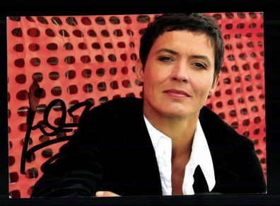 Ulrike Folkerts Autogrammkarte Original Signiert + F 8639