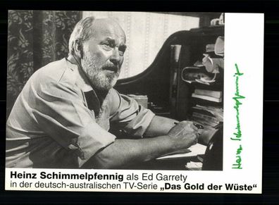 Heinz Schimmelpfennig Autogrammkarte Original Signiert + F 8664