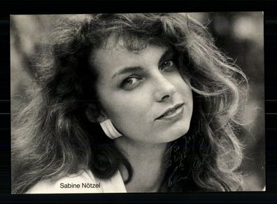 Sabine Nötzel Rüdel Autogrammkarte Original Signiert + F 8691