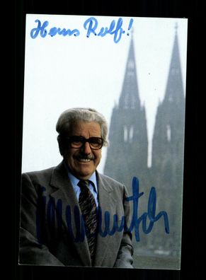 Willy Millowitsch Autogrammkarte Original Signiert + F 8732