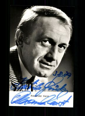 Alexander Kerst Rüdel Autogrammkarte Original Signiert + F 8845