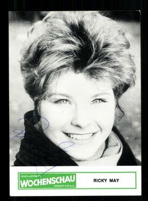 Ricky May Autogrammkarte Original Signiert + F 8907