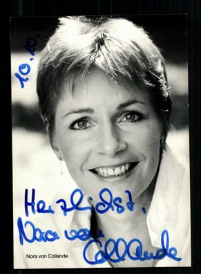 Nora von Collande Rüdel Autogrammkarte Original Signiert + F 8946