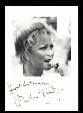 Monika Tabsch Autogrammkarte Original Signiert + F 8952