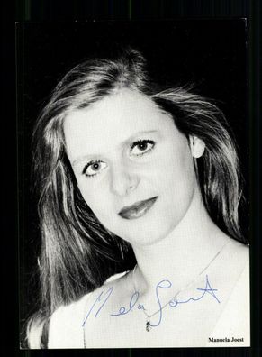 Manuela Joest Autogrammkarte Original Signiert + F 9016