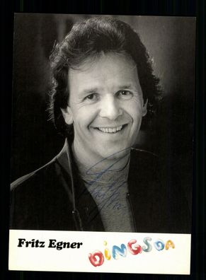 Fritz Egner Dingsda Autogrammkarte Original Signiert + F 9339
