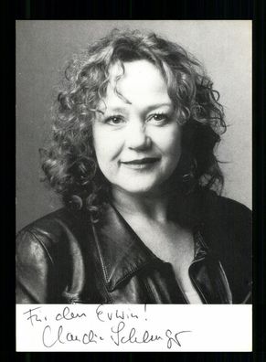 Claudia Schlenger Autogrammkarte Original Signiert + F 9400