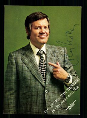 Wim Thoelke Autogrammkarte Original Signiert + F 9459