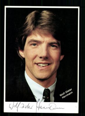 Wolf-Dieter Herrmann Autogrammkarte Original Signiert + F 9468