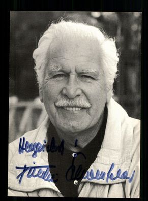 Friedrich Schoenfelder Autogrammkarte Original Signiert + F 9606