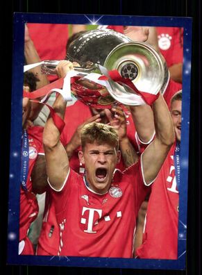 Joshua Kimmich Autogrammkarte FC Bayern München Championsleaque Sieger 2020