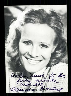 Claudia Rieschel Autogrammkarte Original Signiert + F 10589