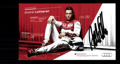 Andre Lotterer Autogrammkarte Original Signiert Motorsport+ G 20405