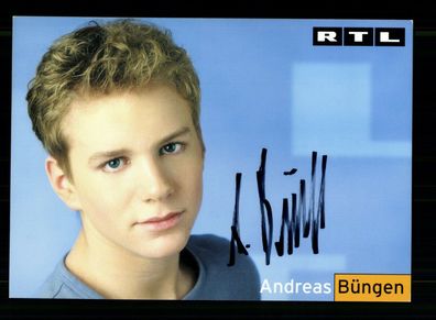 Andreas Büngen RTL Autogrammkarte Original Signiert + F 10710