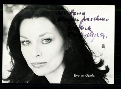 Evelyn Opela Autogrammkarte Original Signiert + F 10755