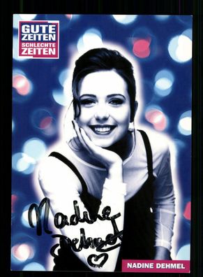 Nadine Dehmel GZSZ Autogrammkarte Original Signiert + F 10839