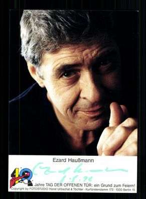 Ezard Haußmann Autogrammkarte Original Signiert + F 7981