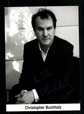 Christopher Buchholz Autogrammkarte Original Signiert + F 8083