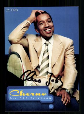 Cherno Jobatey ORB Talkshow Autogrammkarte Original Signiert + F 8098