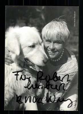 Barbara Rütting Autogrammkarte Original Signiert + F 8238