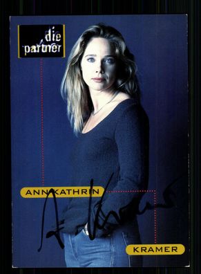 Anne Kathrin Kramer Die Partner Autogrammkarte Original Signiert + F 8294